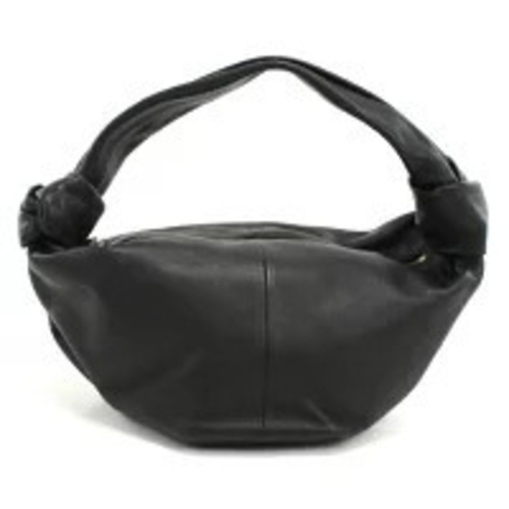 Bottega Veneta Handbag Double Knot Leather Black